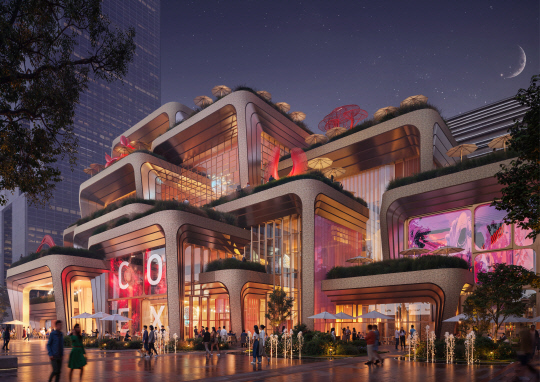 헤더윅 스튜디오 당선작 코엑스 조감도. 한국무역협회 제공